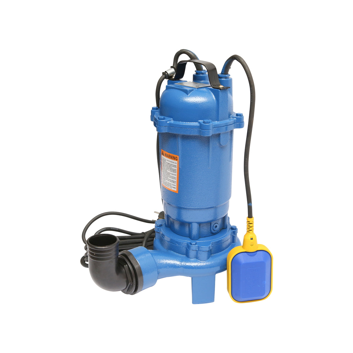 Dirty water pump, submersible drainage with float and grinder 750W, 250L/min, H7m, 220V, WQCD7-8-0.75F, Breckner Germany